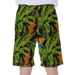 Tropical Summer Pattern Print Men's Beach Shorts