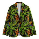 Tropical Summer Pattern Print Men's Blazer