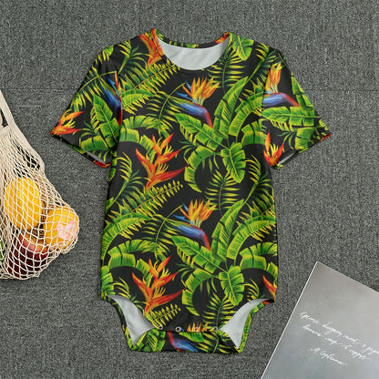 Tropical Summer Pattern Print Men's Bodysuit