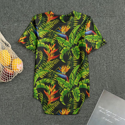 Tropical Summer Pattern Print Men's Bodysuit