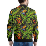 Tropical Summer Pattern Print Men's Bomber Jacket