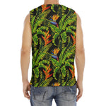 Tropical Summer Pattern Print Men's Fitness Tank Top