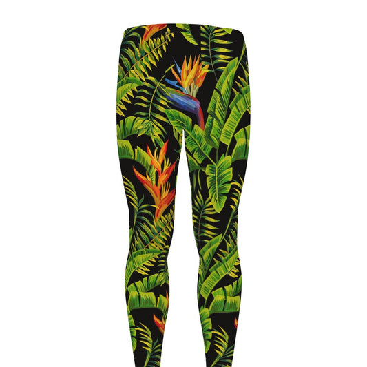 Tropical Summer Pattern Print Men's leggings