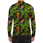 Tropical Summer Pattern Print Men's Long Sleeve Rash Guard