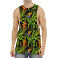 Tropical Summer Pattern Print Men's Muscle Tank Top