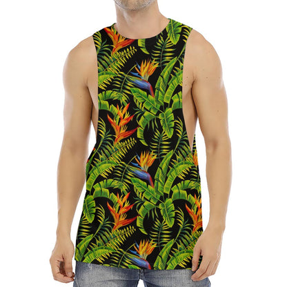 Tropical Summer Pattern Print Men's Muscle Tank Top