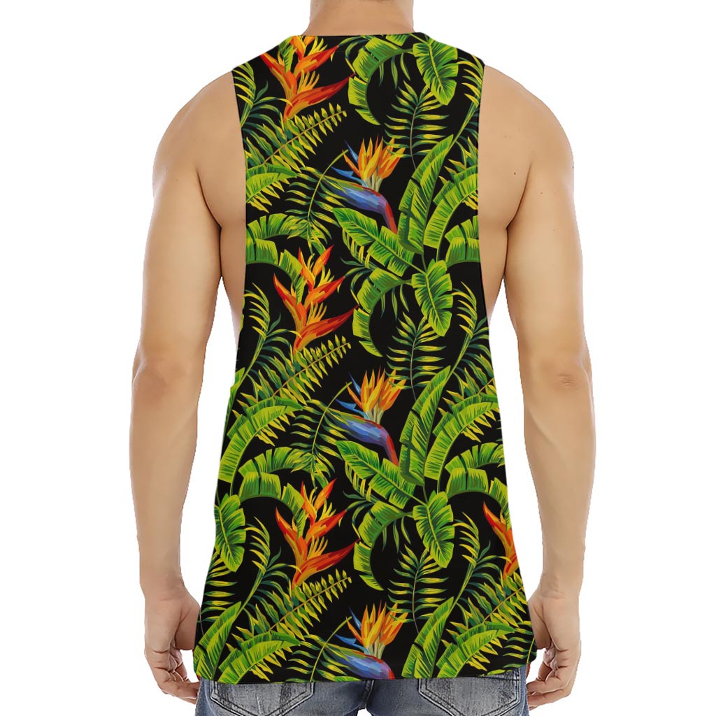 Tropical Summer Pattern Print Men's Muscle Tank Top