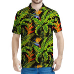 Tropical Summer Pattern Print Men's Polo Shirt