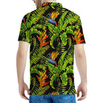 Tropical Summer Pattern Print Men's Polo Shirt