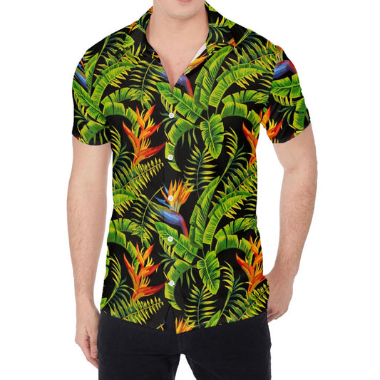 Tropical Summer Pattern Print Men's Shirt