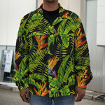 Tropical Summer Pattern Print Men's Shirt Jacket