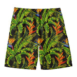 Tropical Summer Pattern Print Men's Swim Trunks