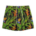 Tropical Summer Pattern Print Mesh Shorts