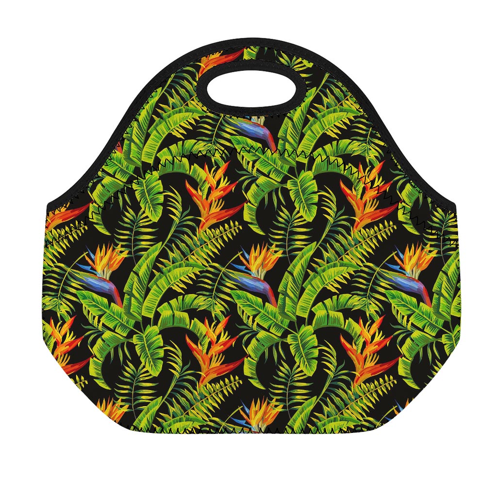 Tropical Summer Pattern Print Neoprene Lunch Bag