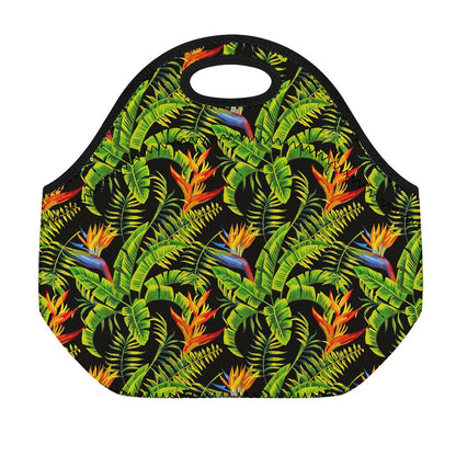 Tropical Summer Pattern Print Neoprene Lunch Bag
