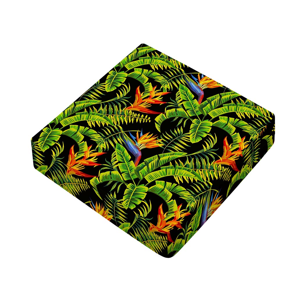 Tropical Summer Pattern Print Outdoor Seat Cushion Cover