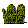 Tropical Summer Pattern Print Oven Mitts