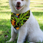 Tropical Summer Pattern Print Over The Collar Dog Bandana