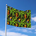 Tropical Summer Pattern Print Polyester Flag