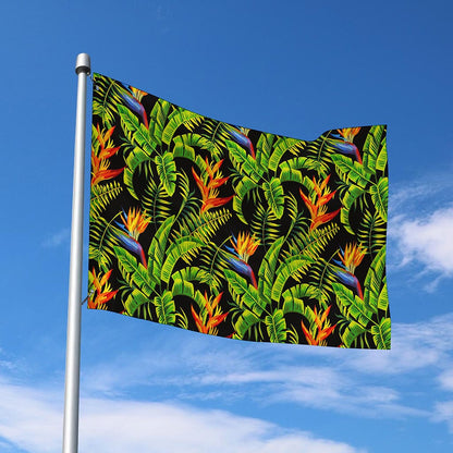 Tropical Summer Pattern Print Polyester Flag