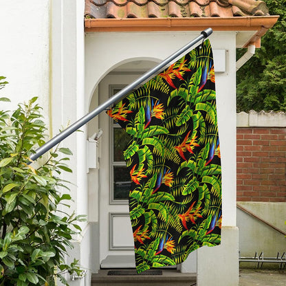Tropical Summer Pattern Print Polyester Flag