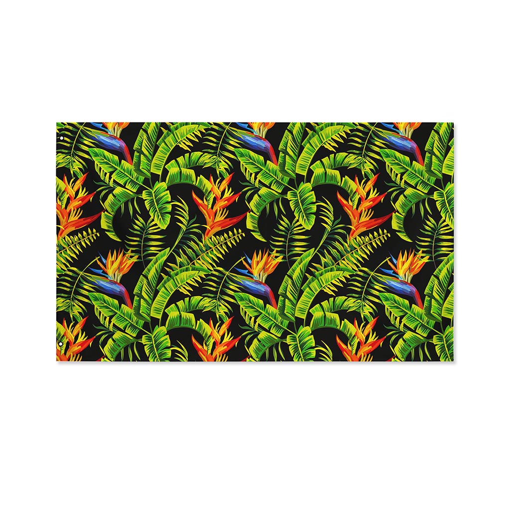 Tropical Summer Pattern Print Polyester Flag