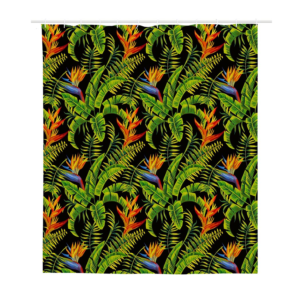 Tropical Summer Pattern Print Polyester Shower Curtain