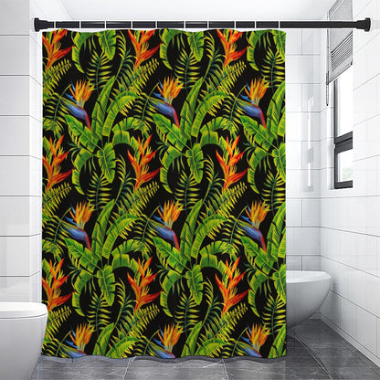Tropical Summer Pattern Print Premium Shower Curtain