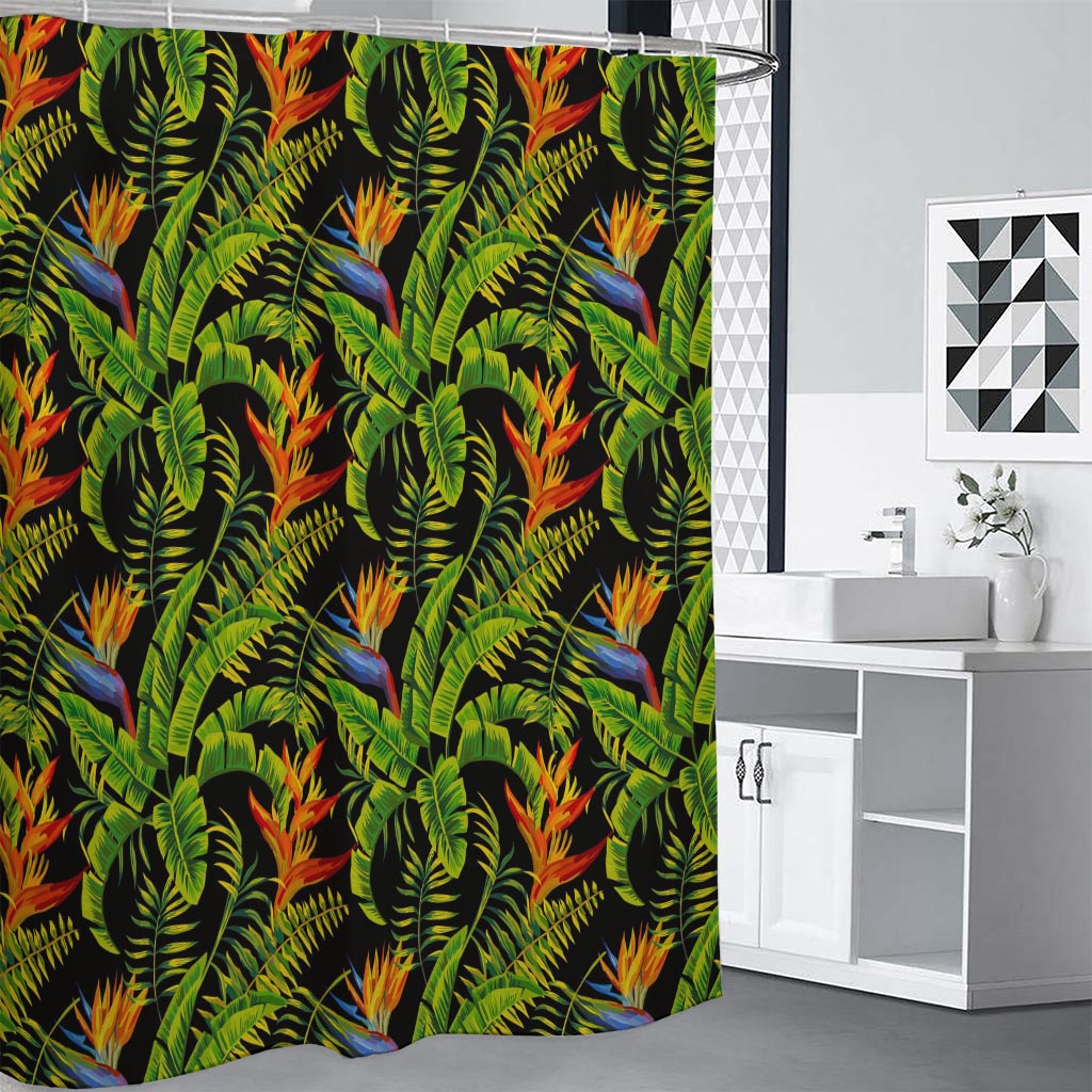Tropical Summer Pattern Print Premium Shower Curtain