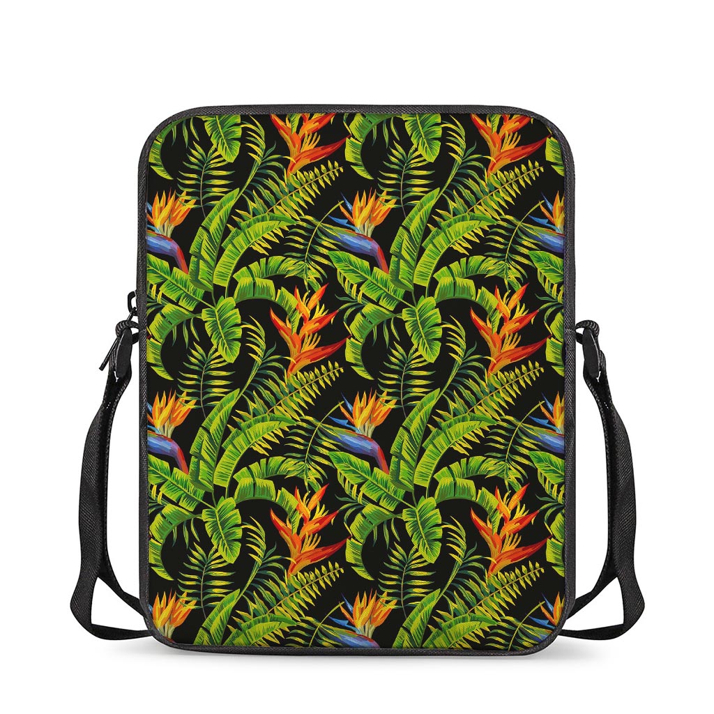 Tropical Summer Pattern Print Rectangular Crossbody Bag
