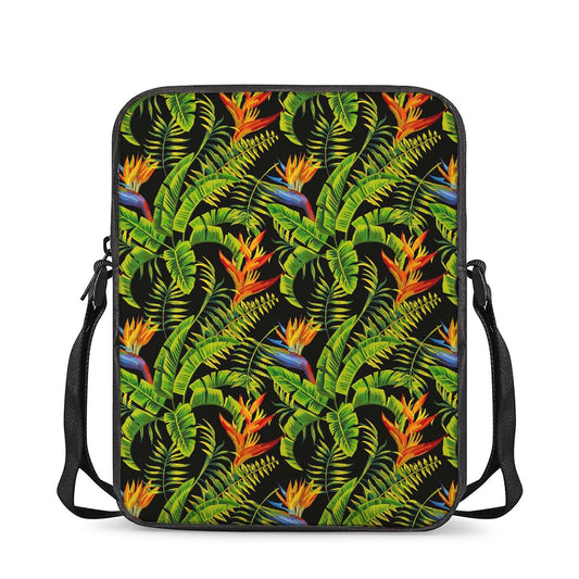 Tropical Summer Pattern Print Rectangular Crossbody Bag