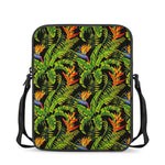 Tropical Summer Pattern Print Rectangular Crossbody Bag