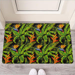 Tropical Summer Pattern Print Rubber Doormat