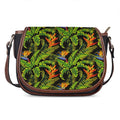 Tropical Summer Pattern Print Saddle Bag