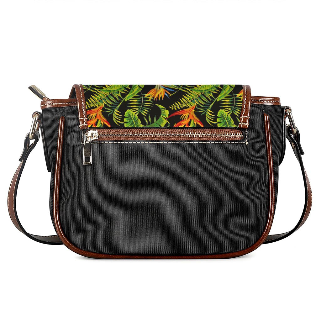 Tropical Summer Pattern Print Saddle Bag