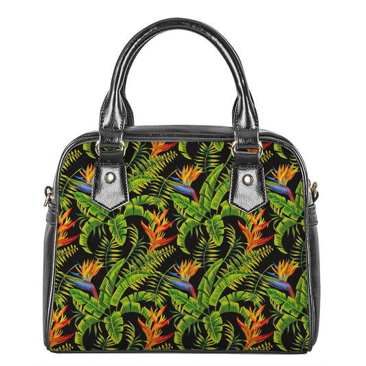 Tropical Summer Pattern Print Shoulder Handbag