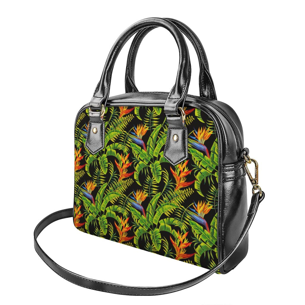 Tropical Summer Pattern Print Shoulder Handbag