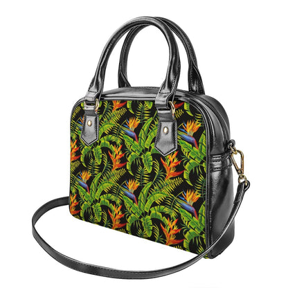 Tropical Summer Pattern Print Shoulder Handbag