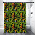 Tropical Summer Pattern Print Shower Curtain