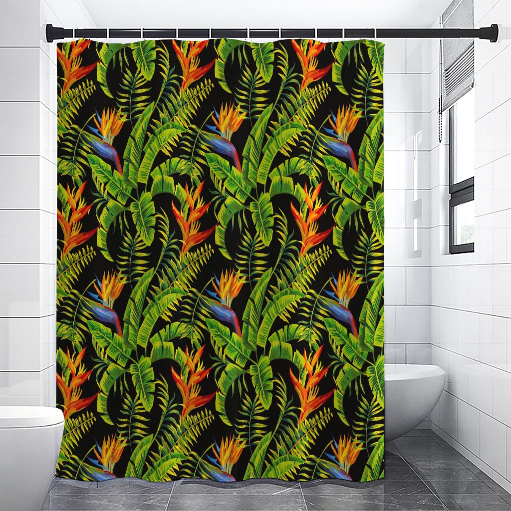 Tropical Summer Pattern Print Shower Curtain