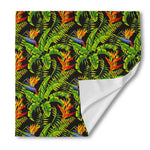 Tropical Summer Pattern Print Silk Bandana