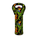 Tropical Summer Pattern Print Single Neoprene Wine Tote