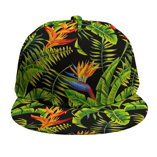 Tropical Summer Pattern Print Snapback Cap