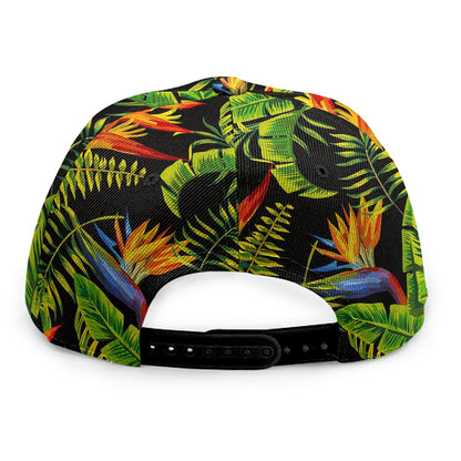 Tropical Summer Pattern Print Snapback Cap