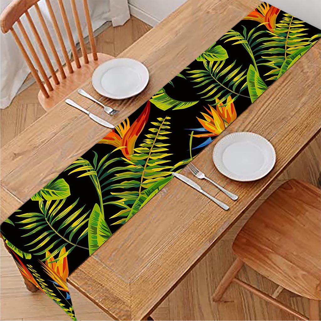 Tropical Summer Pattern Print Table Runner