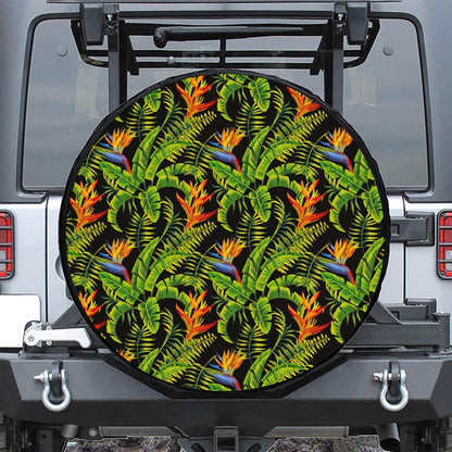 Tropical Summer Pattern Print Tire Cover