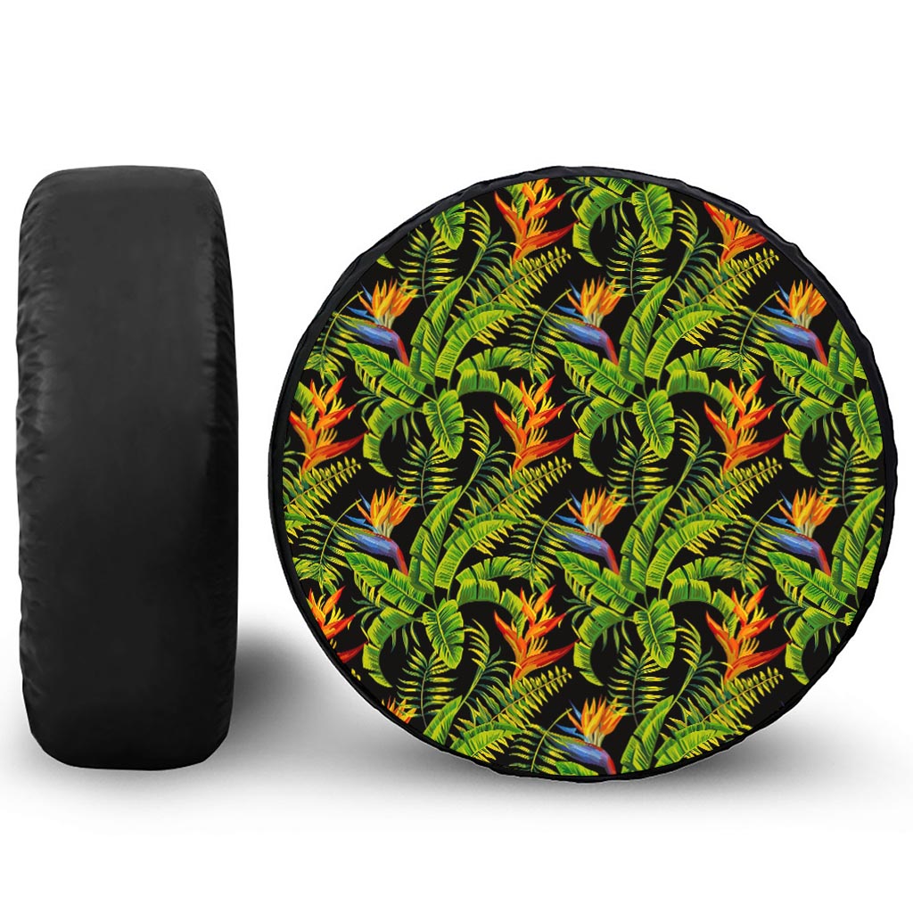 Tropical Summer Pattern Print Tire Cover
