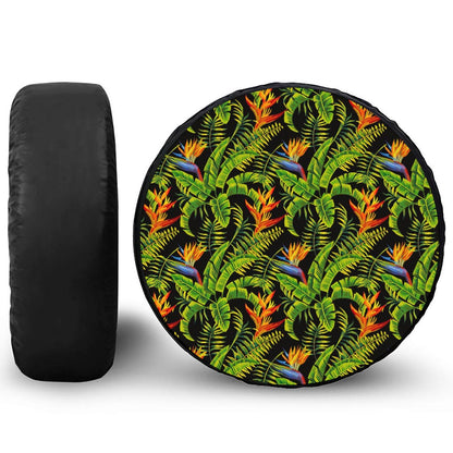 Tropical Summer Pattern Print Tire Cover