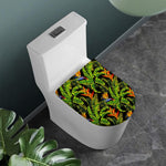 Tropical Summer Pattern Print Toilet Lid Cover