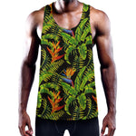 Tropical Summer Pattern Print Training Tank Top